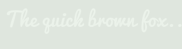 Image with Font Color EBF2EA and Background Color DFE6DE